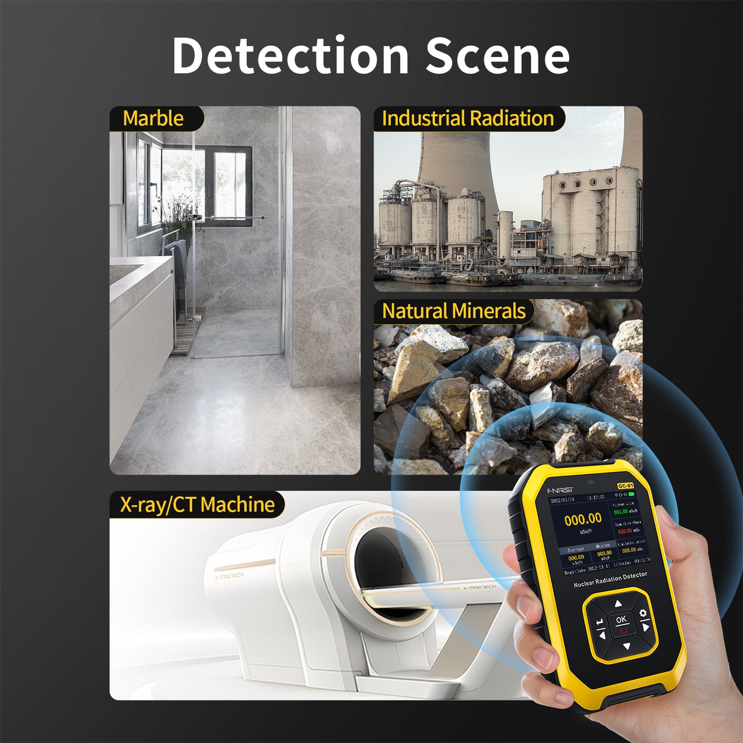 High Quality Radiation Detector Professional Personal Dose Alarm