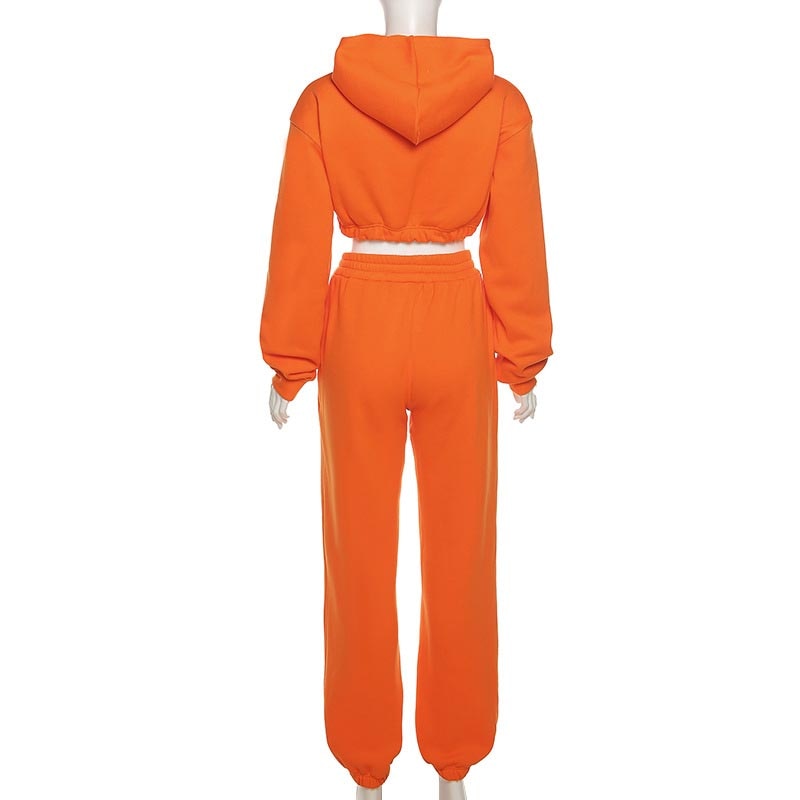 Womens Casual Hooded Tracksuit