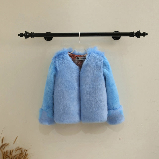 Girls Faux Fur Coat