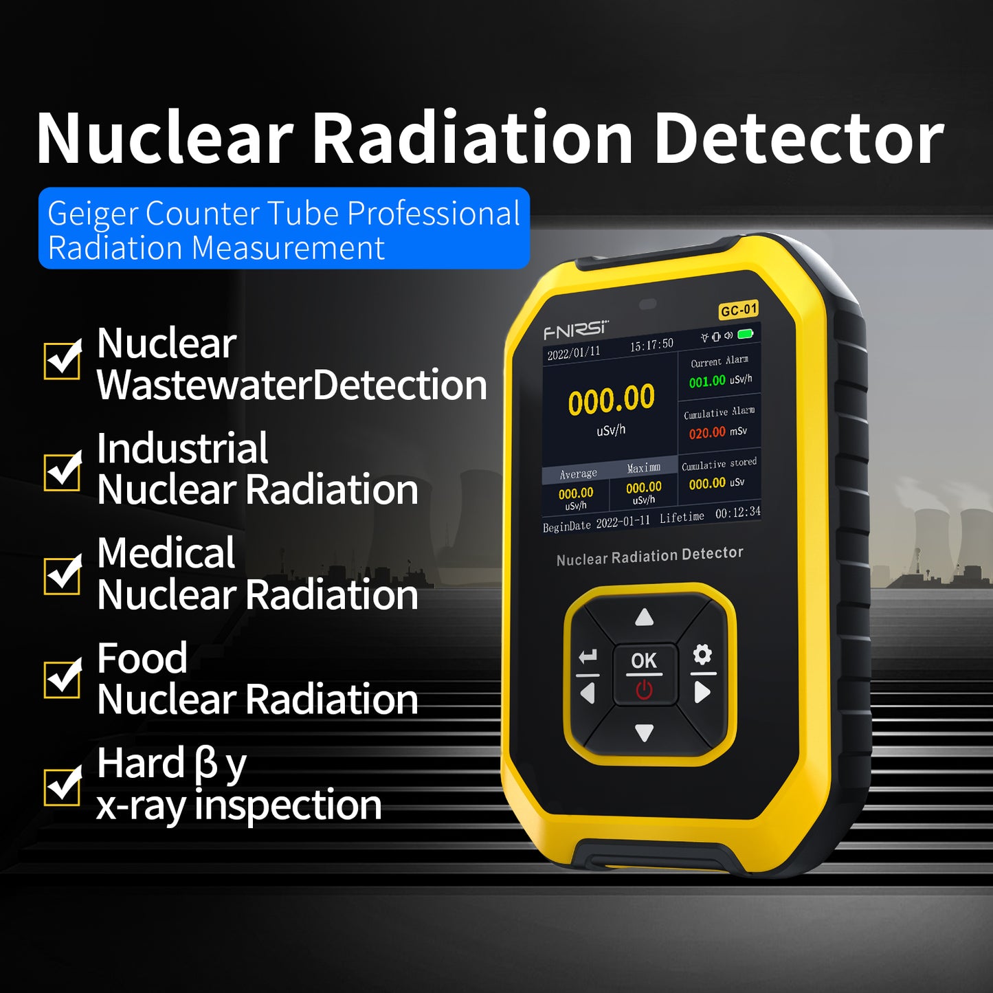 High Quality Radiation Detector Professional Personal Dose Alarm
