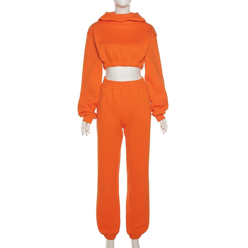 Womens Casual Hooded Tracksuit