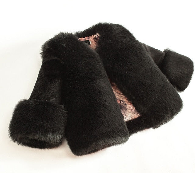 Girls Faux Fur Coat