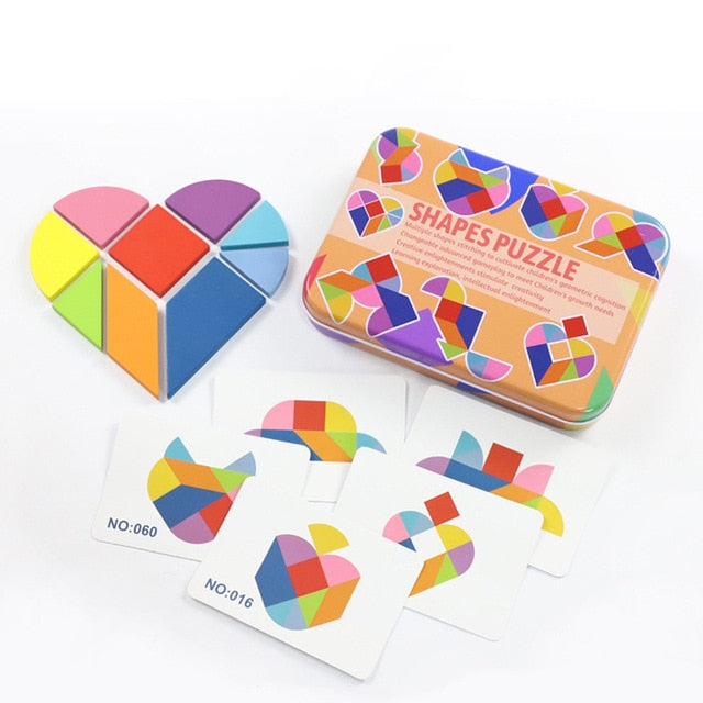 4 Styles Wooden Jigsaw Toys For Kids