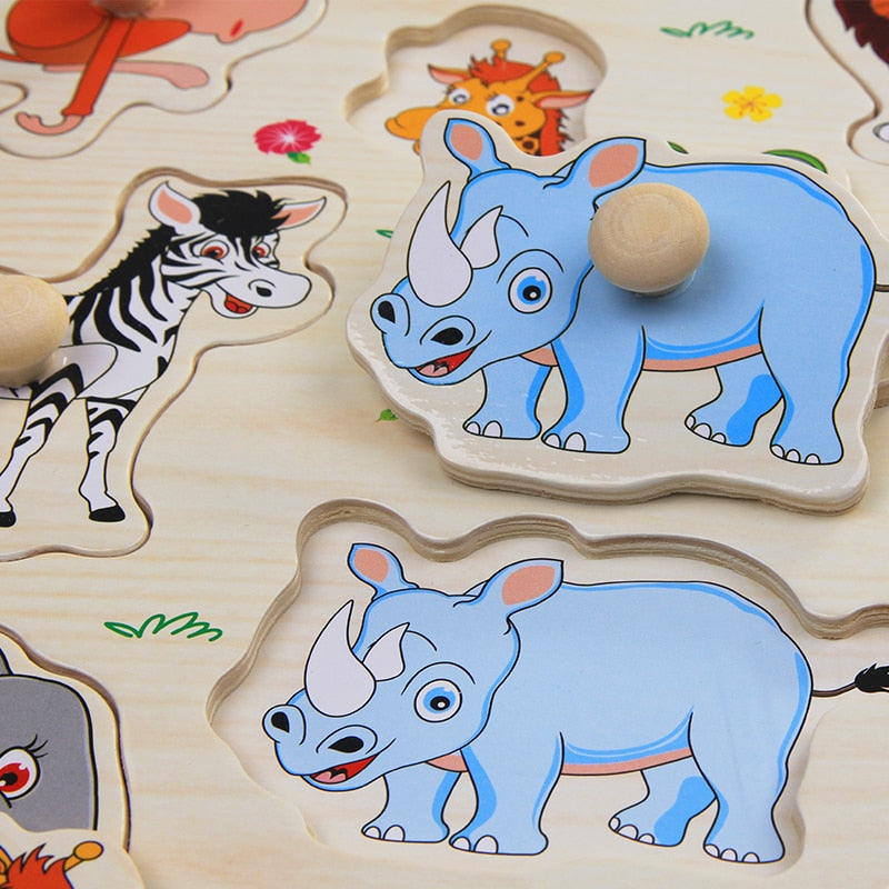 Kid Early Educational Wooden Jigsaw Toys