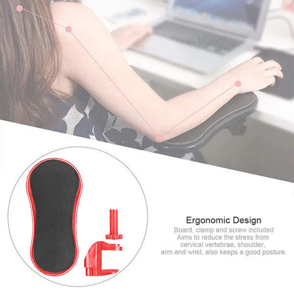 Computer Hand/ Arm Support Bracket Pad