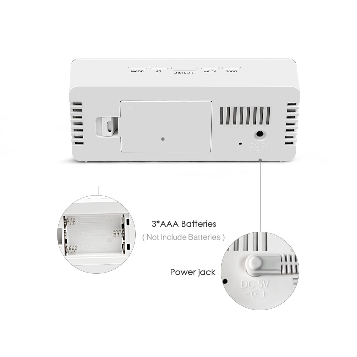 Led Electronic Clock Multi-Function