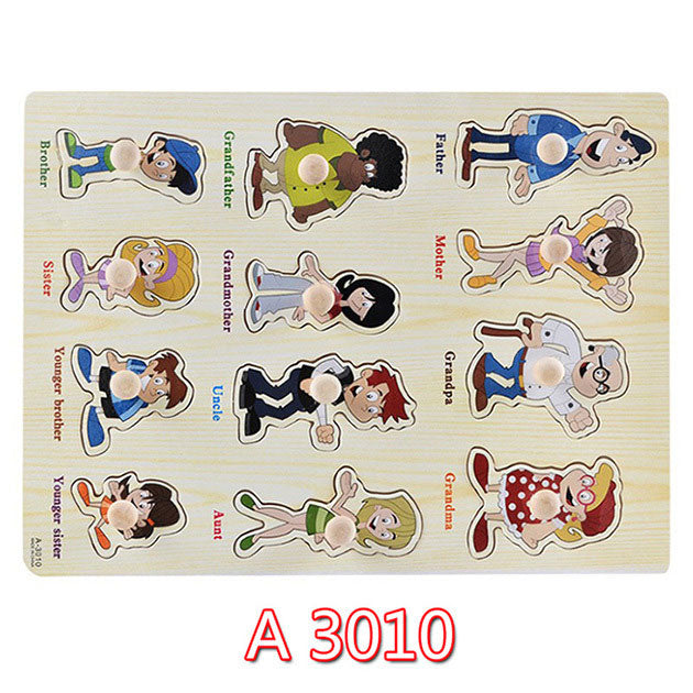 Kid Early Educational Wooden Jigsaw Toys