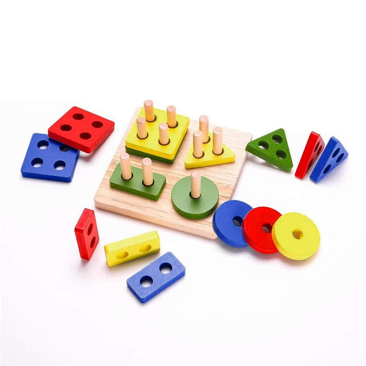 Geometric Shapes Matching Toys For Children
