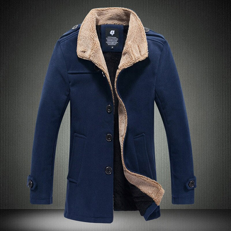 Mens Fleece Slim-Fit Jacket