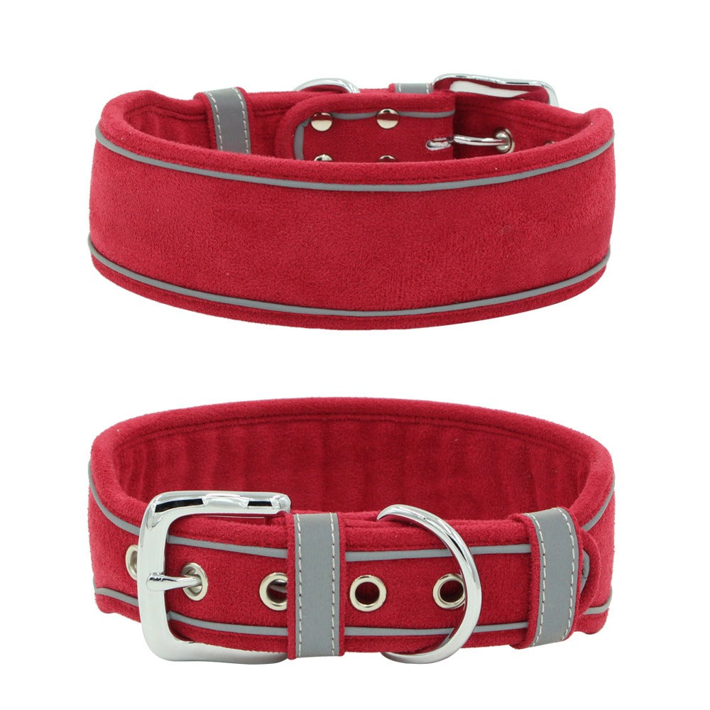 Reflective Dog Collar Shiny Rhinestone