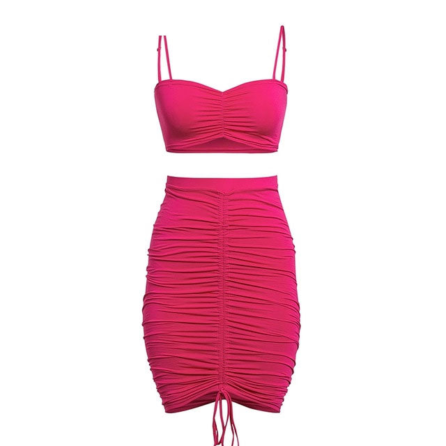 Womens 2-Piece Club Midi Dress