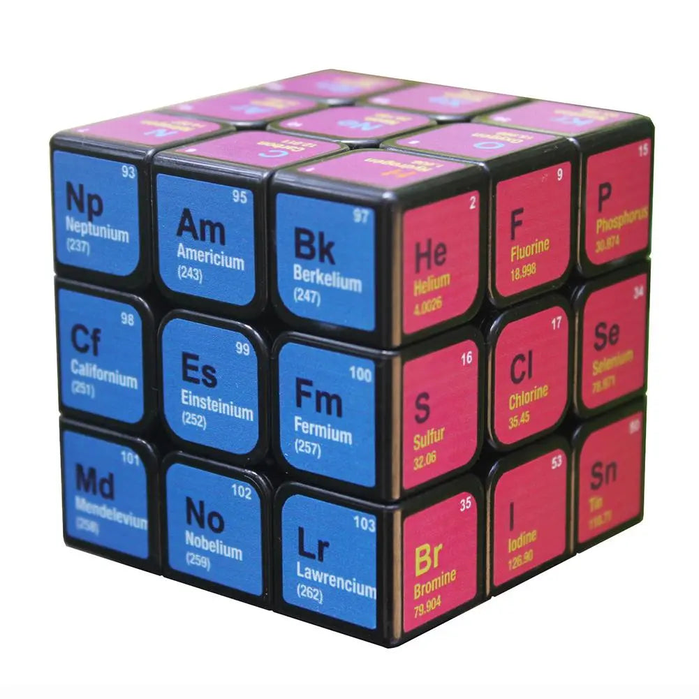 Chemical Element Periodic Table Rubix Cube