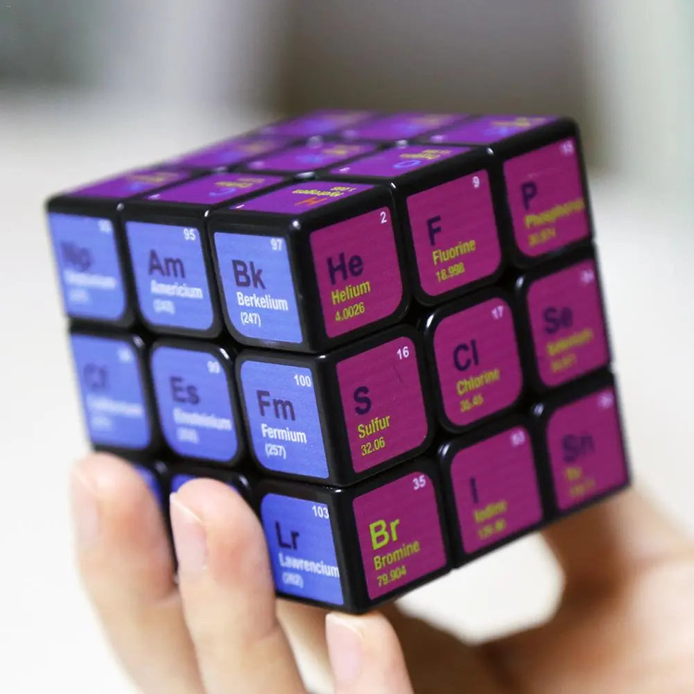 Chemical Element Periodic Table Rubix Cube
